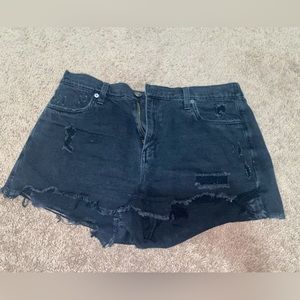 Black Aerie Jean Shorts